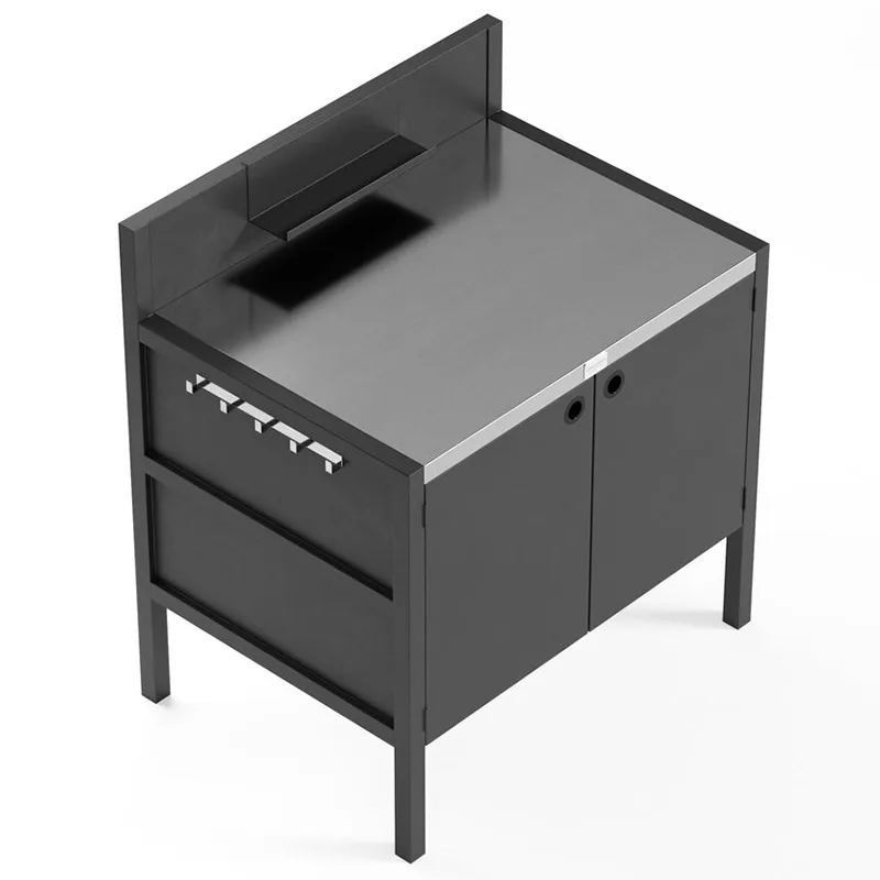 డబుల్ డోర్ అవుట్‌డోర్ కిచెన్ క్యాబినెట్