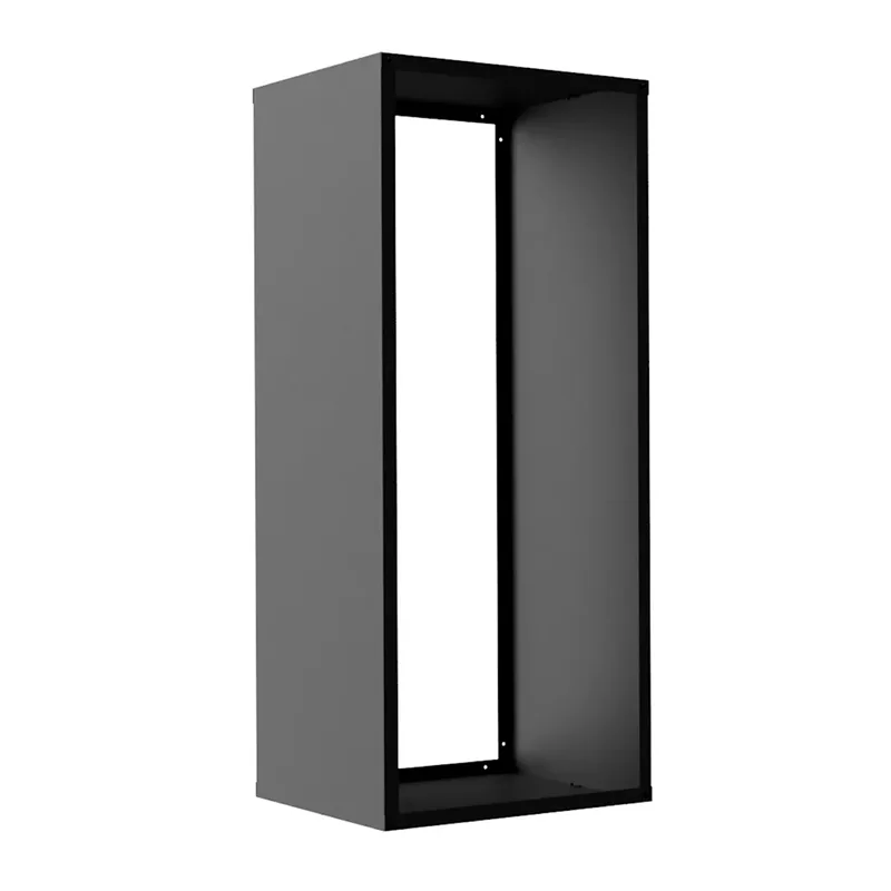 అవుట్‌డోర్ సులభంగా సమీకరించబడిన ఆధునిక కట్టెల నిల్వ