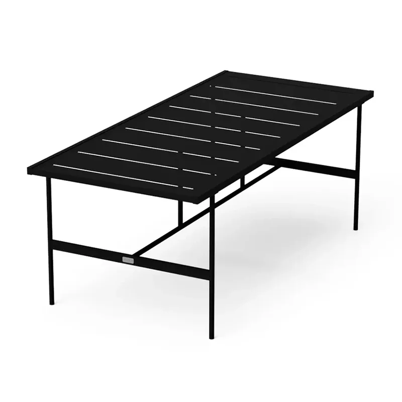 బాహ్య దీర్ఘచతురస్రాకార డైనింగ్ టేబుల్